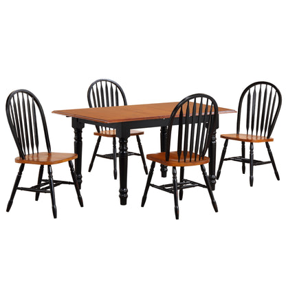 Sunset Trading Selections 5 Piece 60" Rectangular Extendable Dining Set