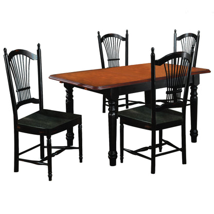 Sunset Trading Selections 5 Piece 60" Rectangular Extendable Dining Set