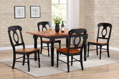 Sunset Trading Selections 5 Piece 60" Rectangular Extendable Dining Set