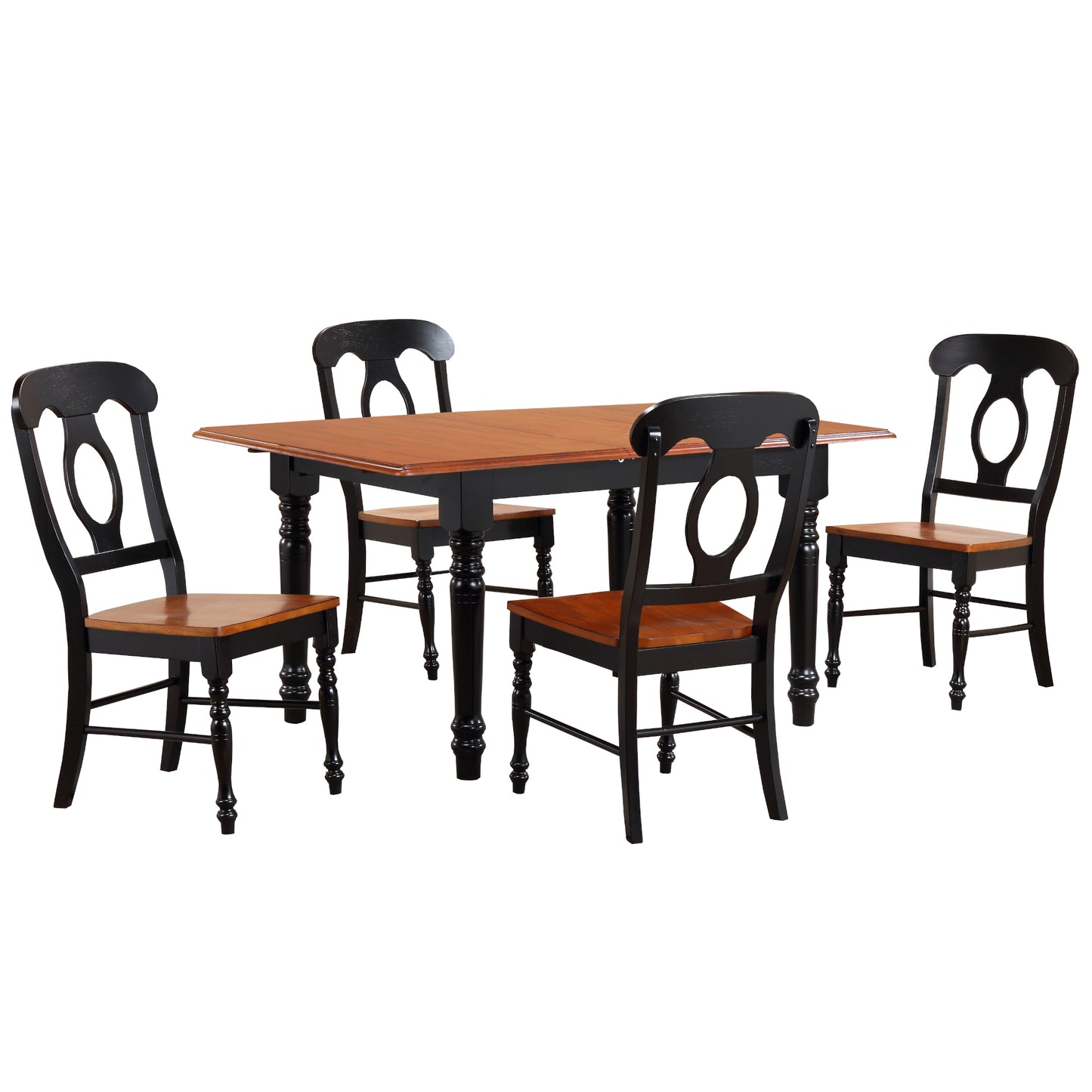 Sunset Trading Selections 5 Piece 60" Rectangular Extendable Dining Set