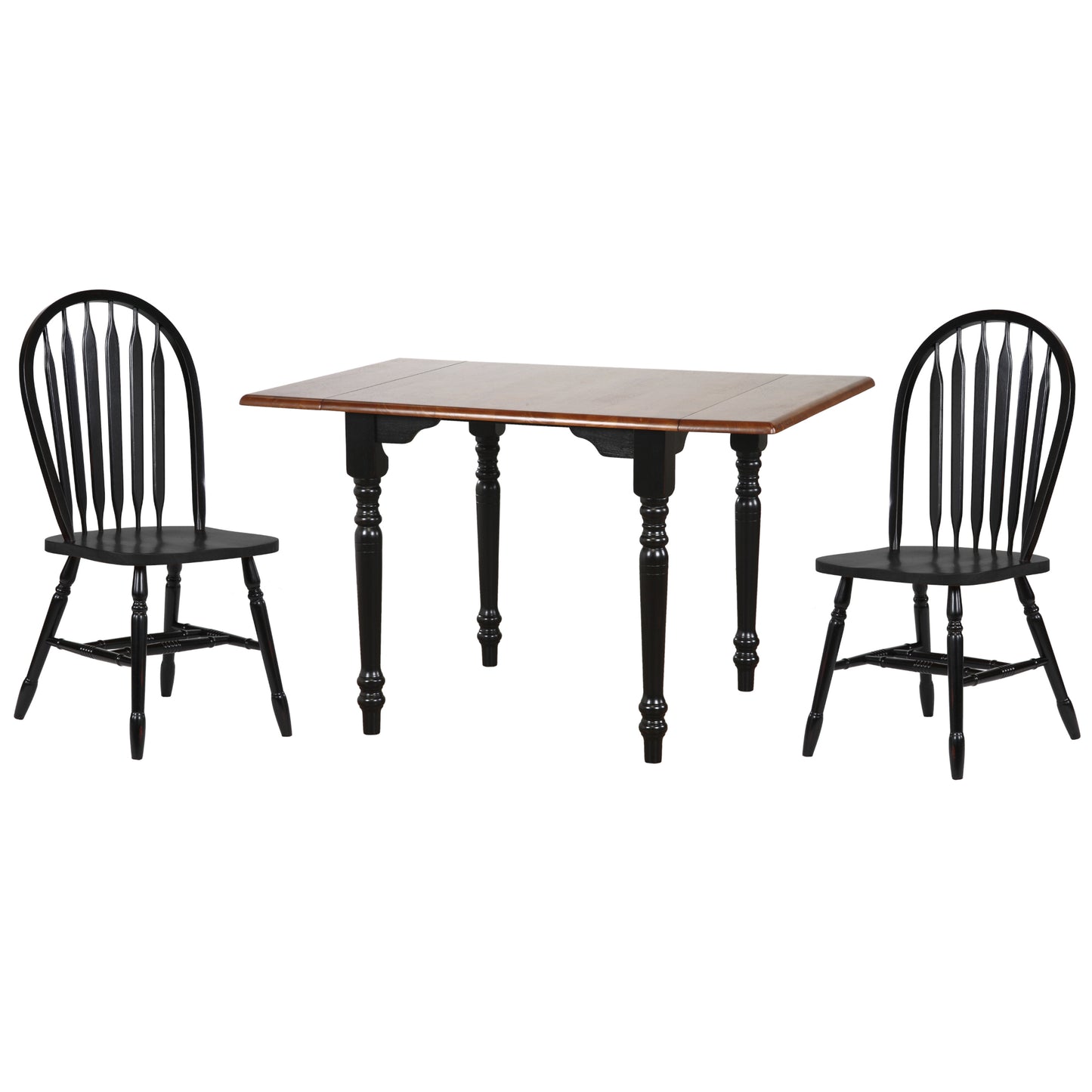 Sunset Trading Selections 3 Piece 34-48" Rectangular Extendable Dining Set