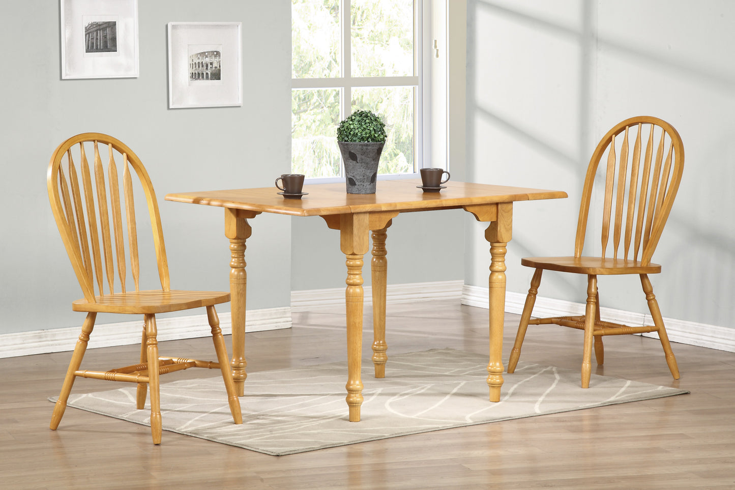 Sunset Trading Selections 3 Piece 34-48" Rectangular Extendable Dining Set