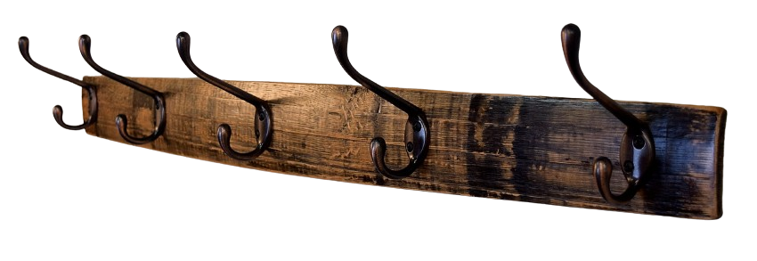 William Sheepee Shooter's Whiskey Stave Coat Rack- SHO117