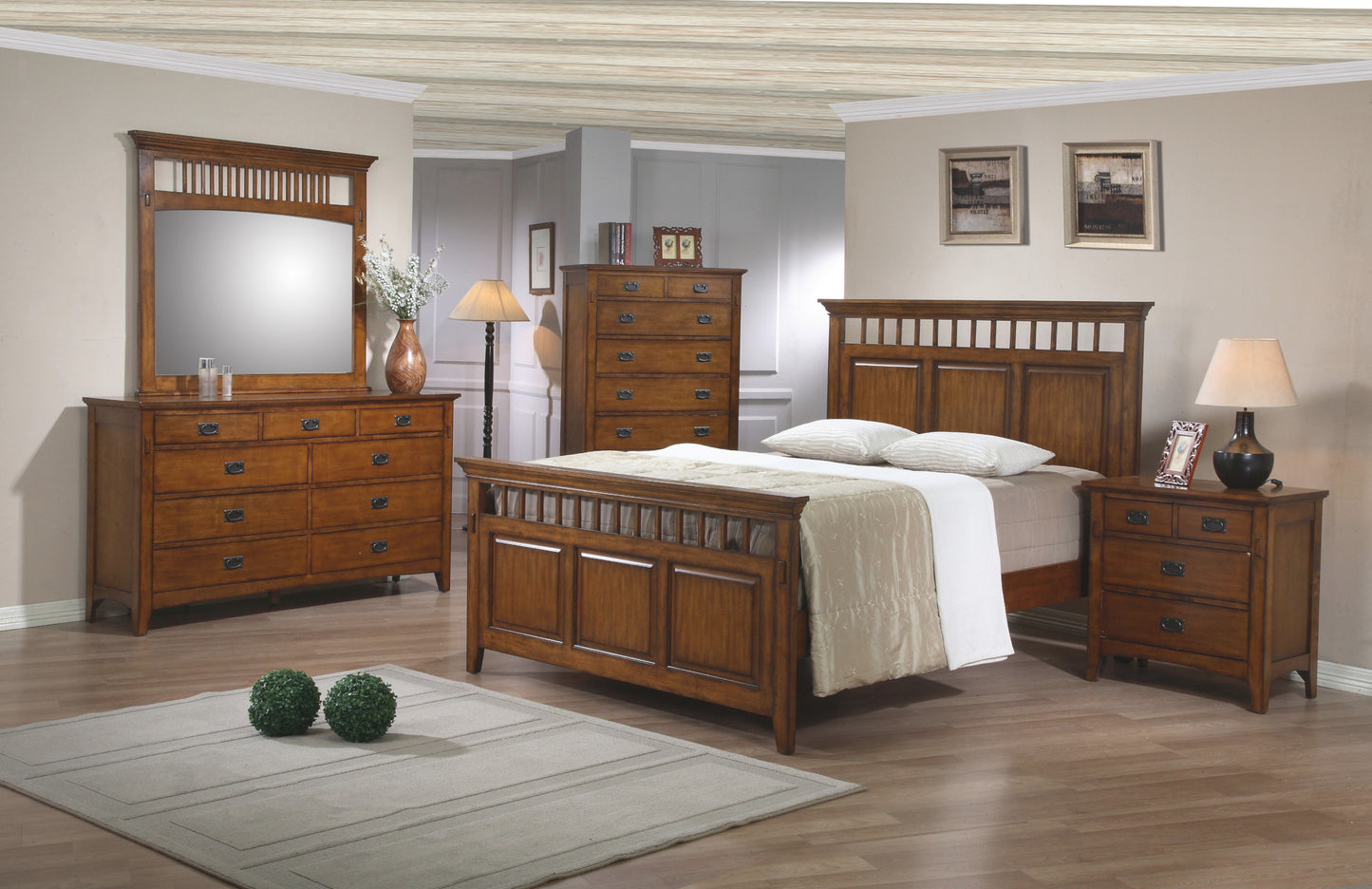 Sunset Trading Tremont 5 Piece King Bedroom Set