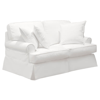 Sunset Trading Horizon T-Cushion Slipcovered Loveseat