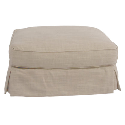 Sunset Trading Horizon Slipcovered Ottoman