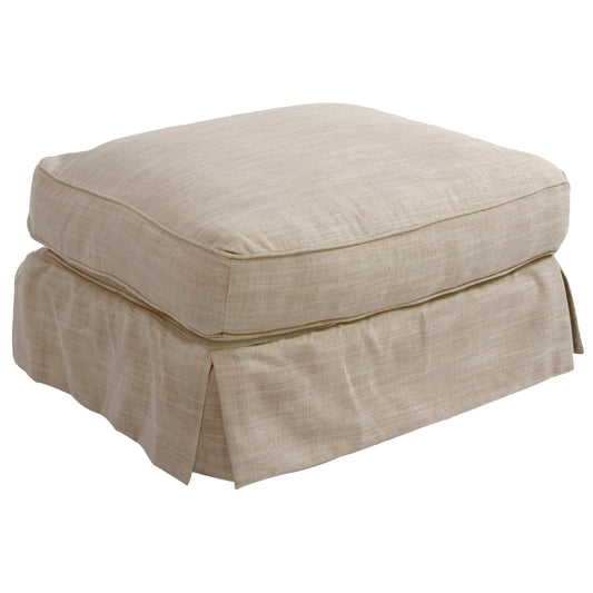 Sunset Trading Horizon Slipcovered Ottoman