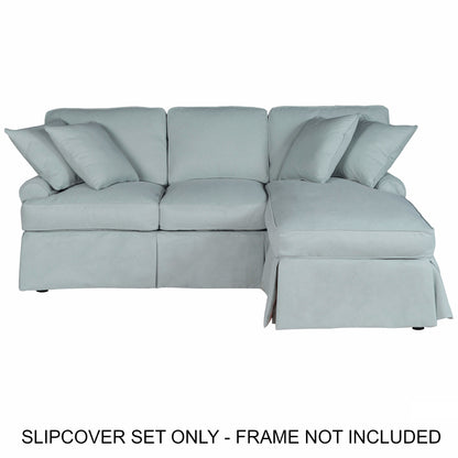 Sunset Trading Horizon Replacement Slipcover Only for T-Cushion Sectional Sofa with Chaise