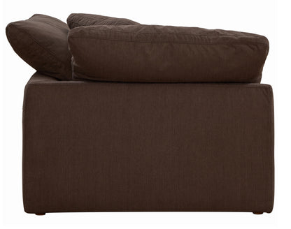 Sunset Trading Contemporary Puff Collection Replacement Slipcover Only for 2PC 88" Sectional Sofa