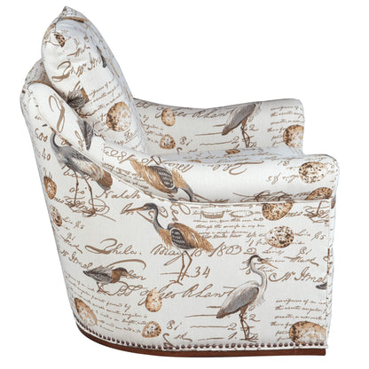 Sunset Trading Birdscript Swivel Chair