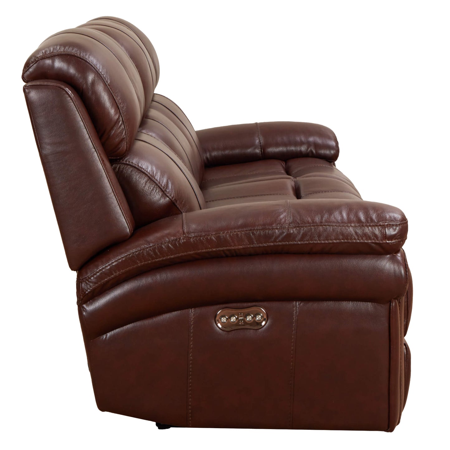 Sunset Trading Luxe Leather Reclining Sofa with Power Headrest