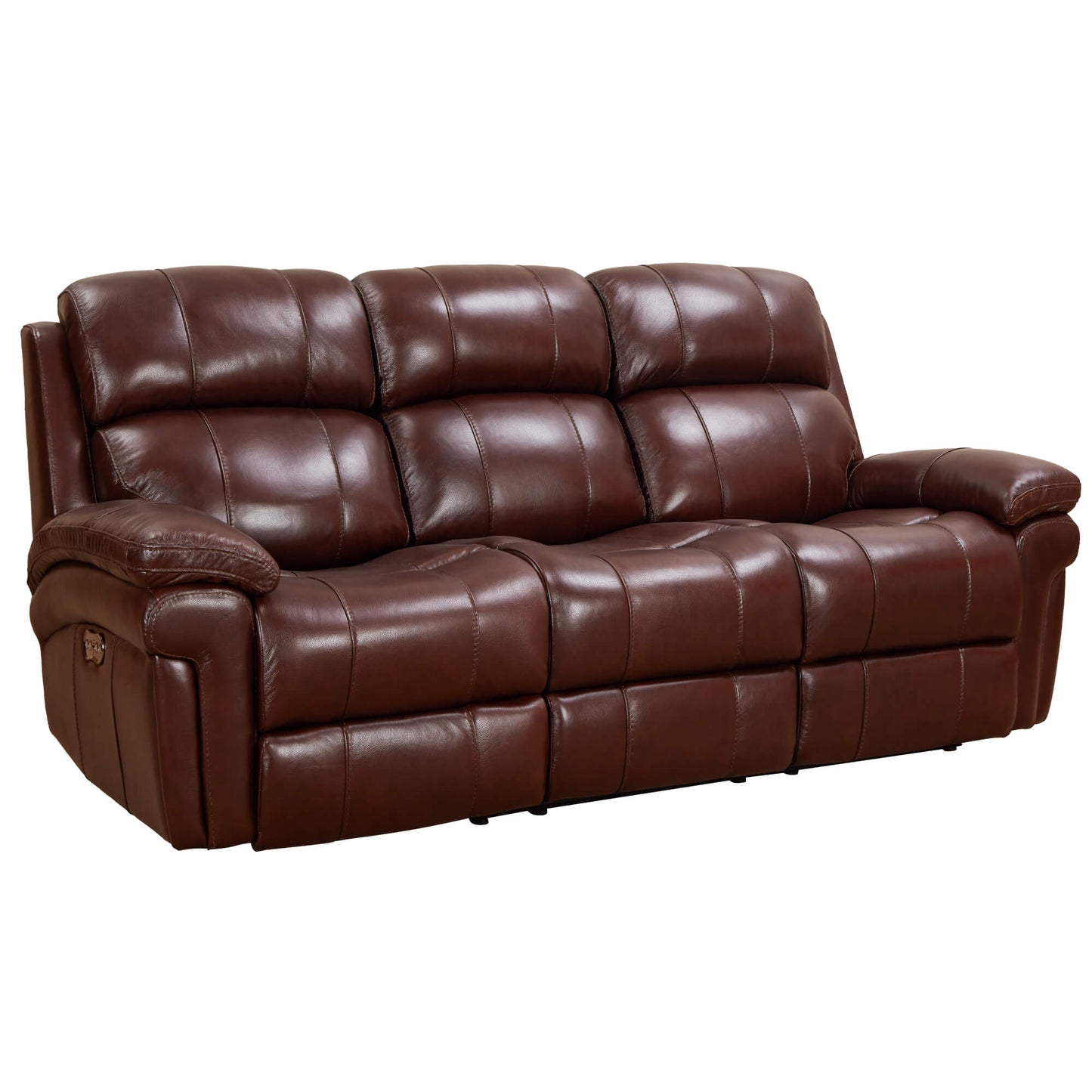 Sunset Trading Luxe Leather Reclining Sofa with Power Headrest