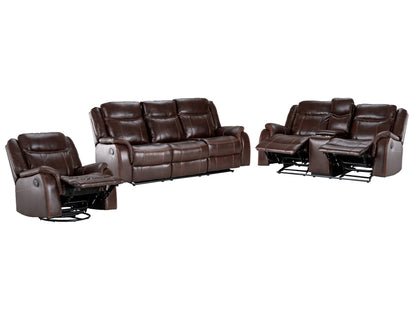 Sunset Trading Avant 3 Piece Reclining Living Room Set