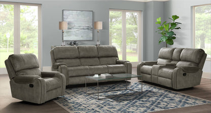 Sunset Trading Calvin 3 Piece Reclining Living Room Set