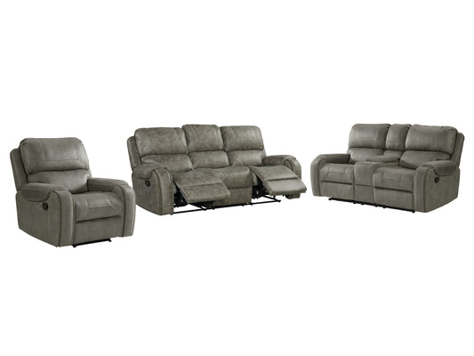 Sunset Trading Calvin 3 Piece Reclining Living Room Set