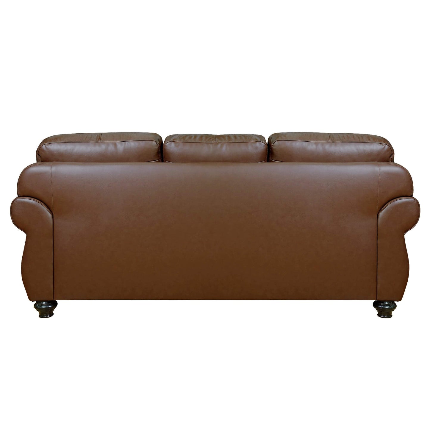 Sunset Trading Charleston 86" Wide Top Grain Leather Sofa