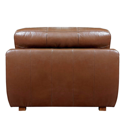 Sunset Trading Jayson 49" Wide Top Grain Leather Armchair