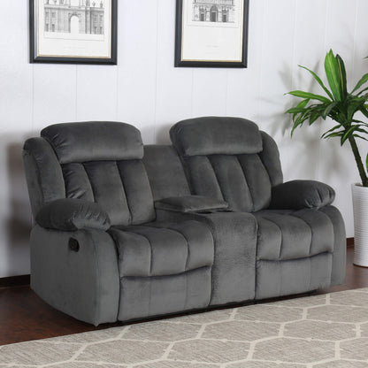 Sunset Trading Madison Reclining Loveseat with Console Storage, Cupholders