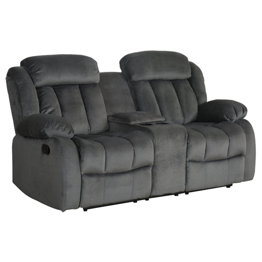 Sunset Trading Madison Reclining Loveseat with Console Storage, Cupholders
