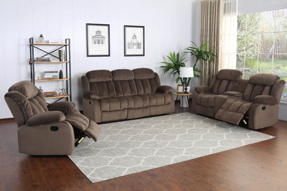 Sunset Trading Teddy Bear 3 Piece Reclining Living Room Set