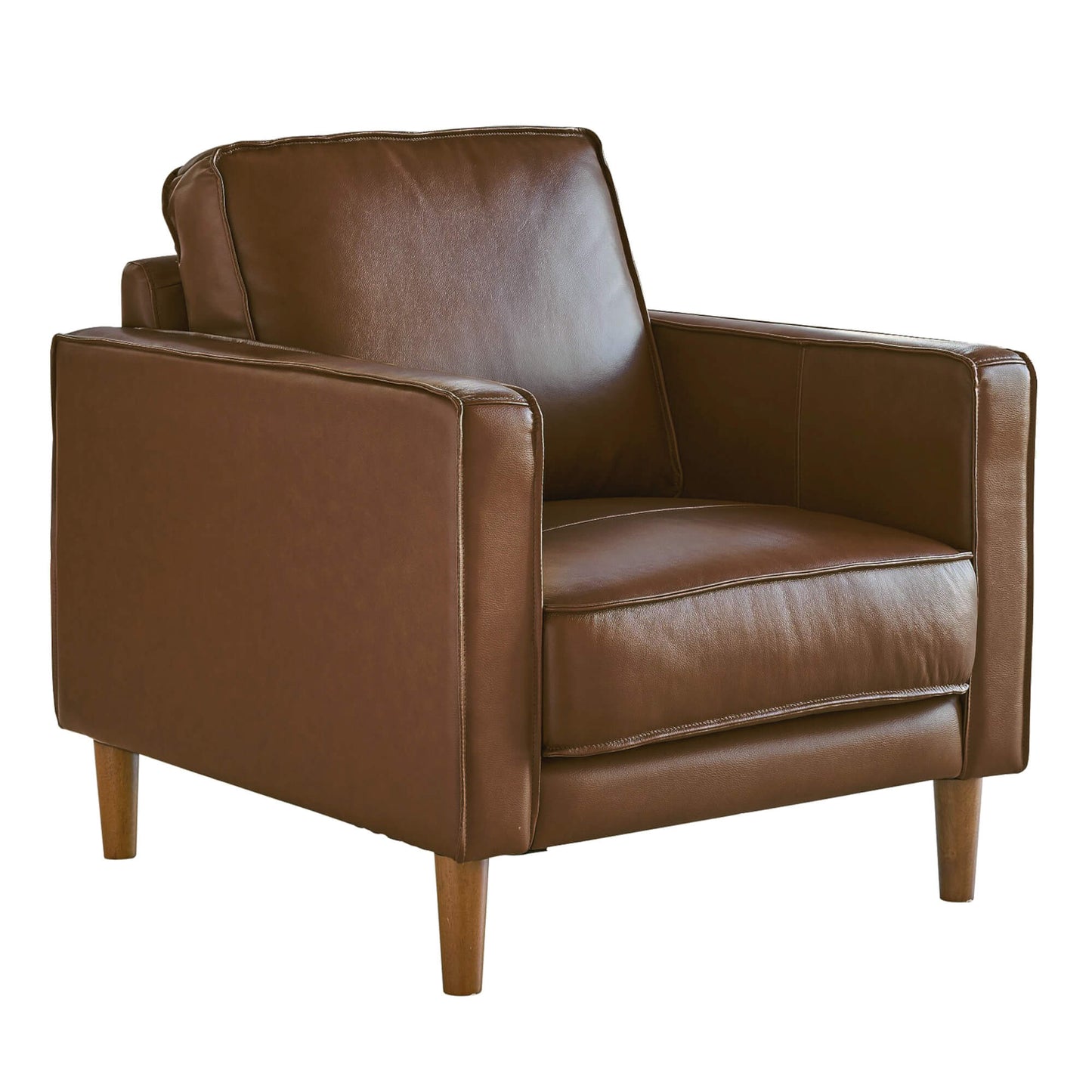 Sunset Trading Prelude 32" Wide Top Grain Leather Armchair