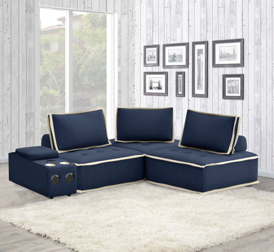 Sunset Trading Pixie 4 Piece Sofa Sectional