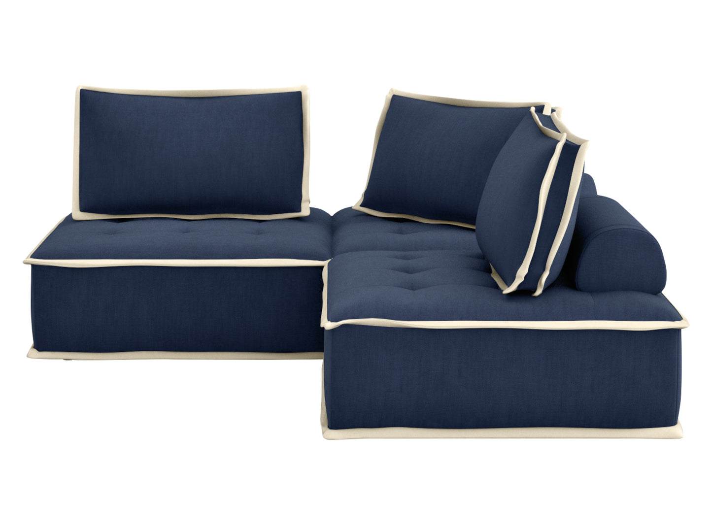 Sunset Trading Pixie 3 Piece Sofa Sectional