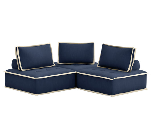 Sunset Trading Pixie 3 Piece Sofa Sectional