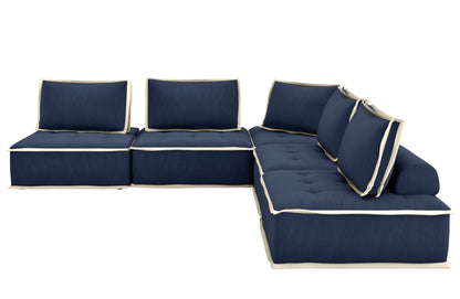 Sunset Trading Pixie 5 Piece Sofa Sectional