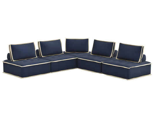 Sunset Trading Pixie 5 Piece Sofa Sectional