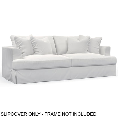 Sunset Trading Newport Replacement Slipcover Only for Recessed Fin Arm 94" Sofa