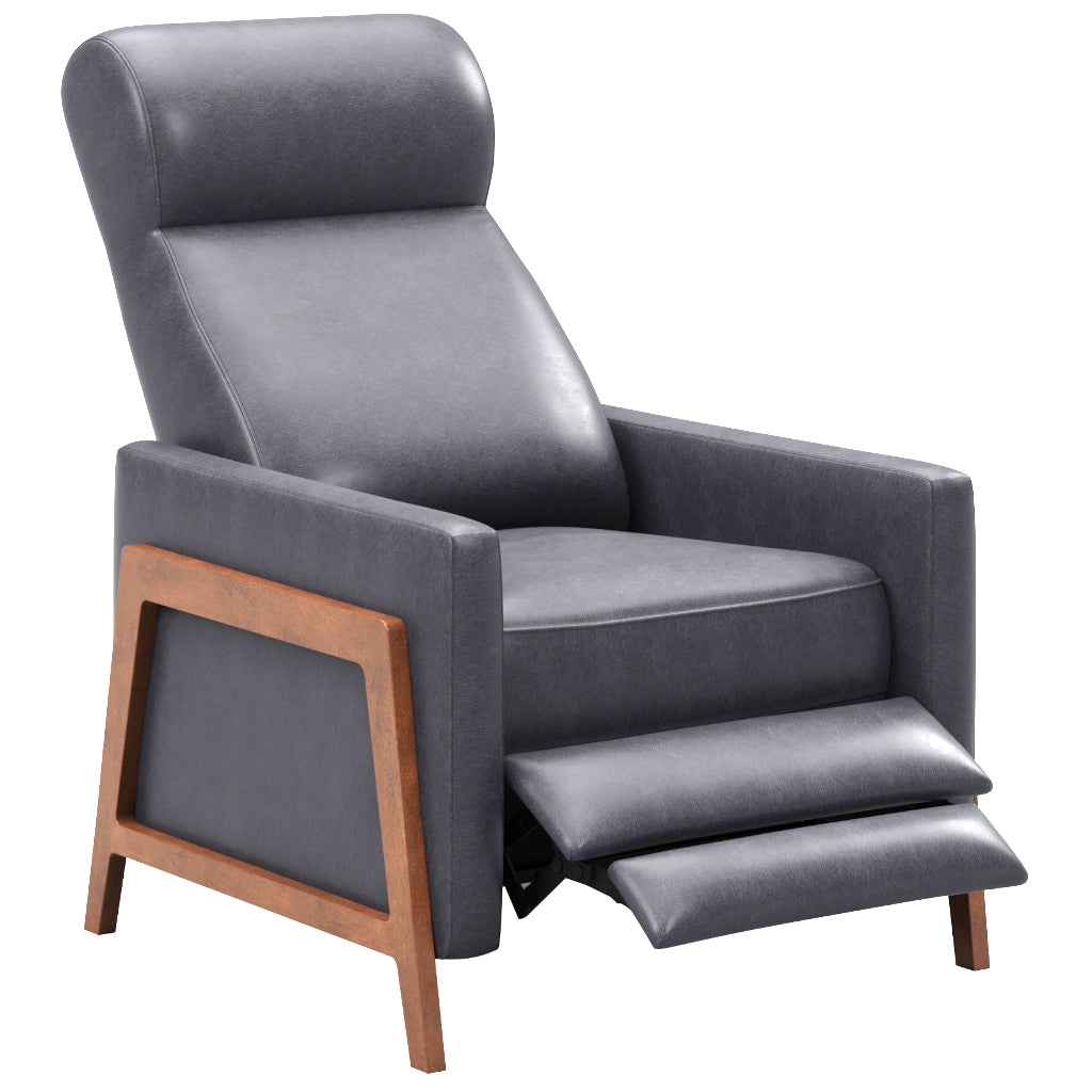 Sunset Trading Edge Pushback Leather Recliner