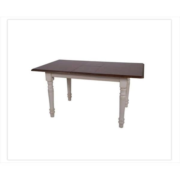 Sunset Trading Andrews 48-60" Rectangular Extendable Butterfly Leaf Dining Table