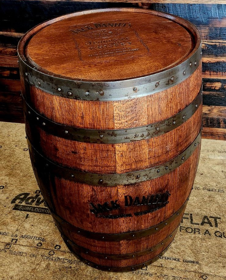 William Sheppee Jack Daniel's Round Whiskey Barrel