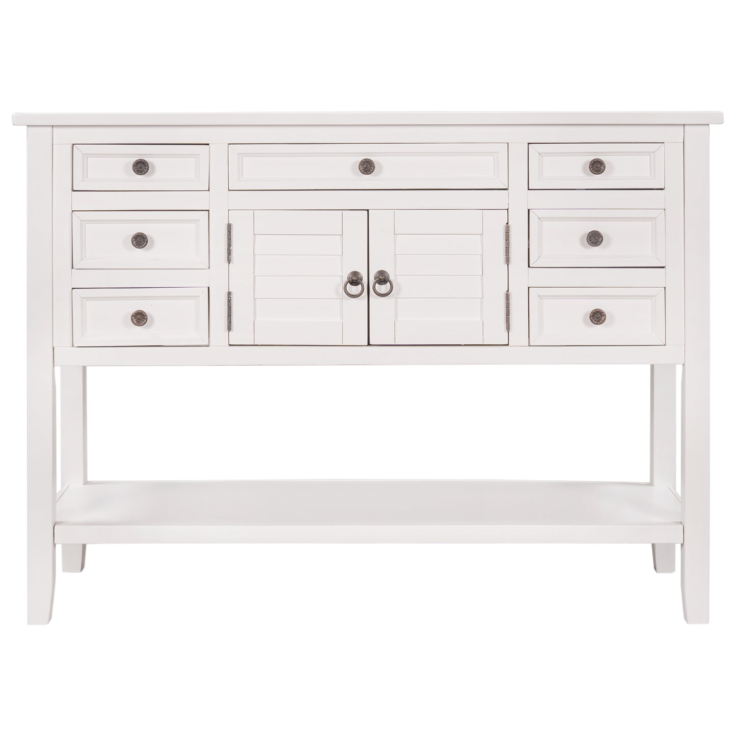 1st Choice 44.5" Modern Living Room Console Table Sofa Table in White