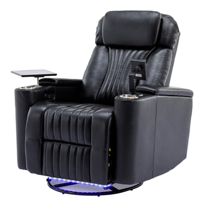 1st Choice 270° Power Swivel Home Recliner Seating With Hidden Arm Storage