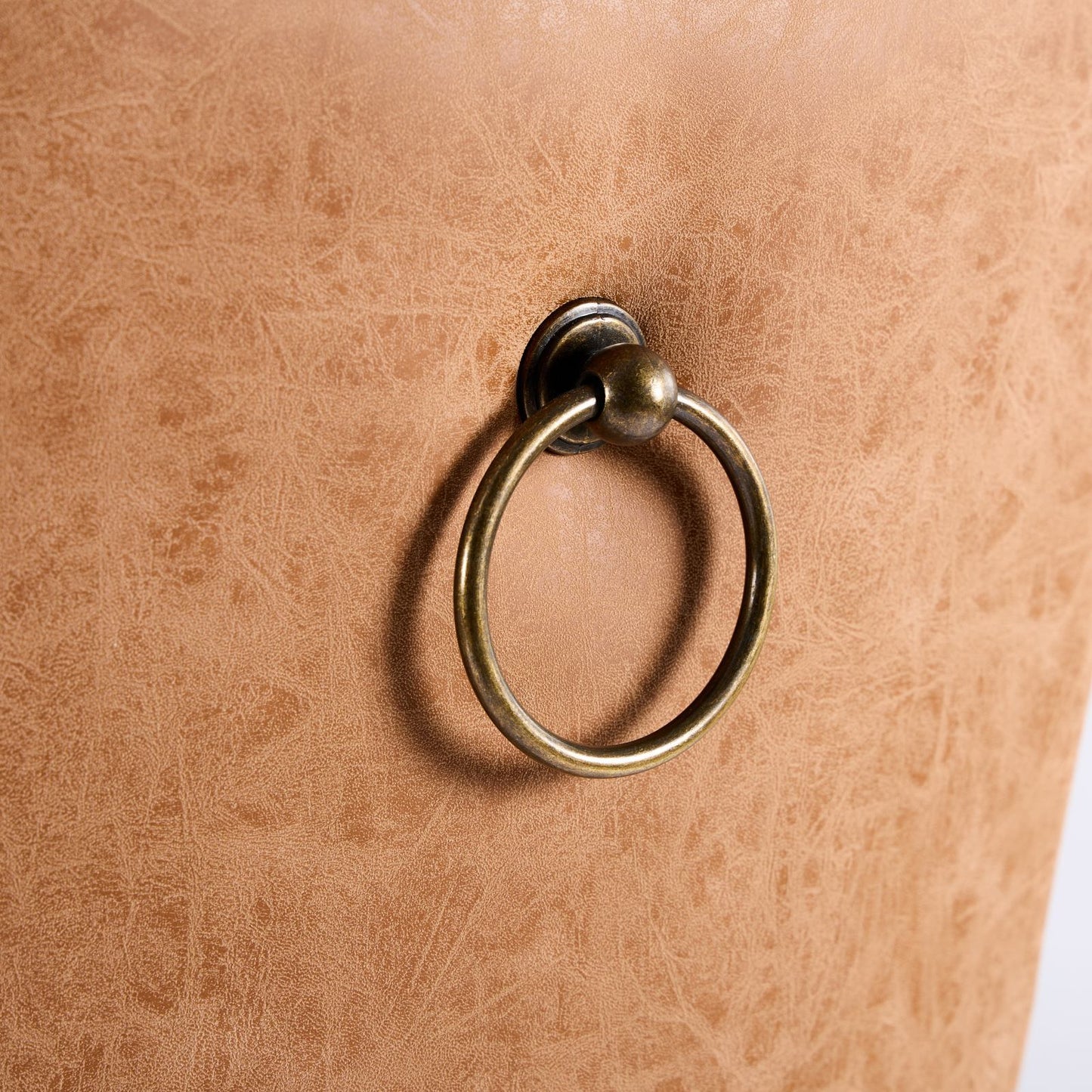 A&A Furniture,Aged and Retro PU Swivel Barstools Adjusatble Seat Height from 26 - 33 Inch, Modern Bar Stools with Backs Comfortable Tufted for Home Pub and Kitchen Island (Orange,Set of 2) - 1st Choice Furniture Direct