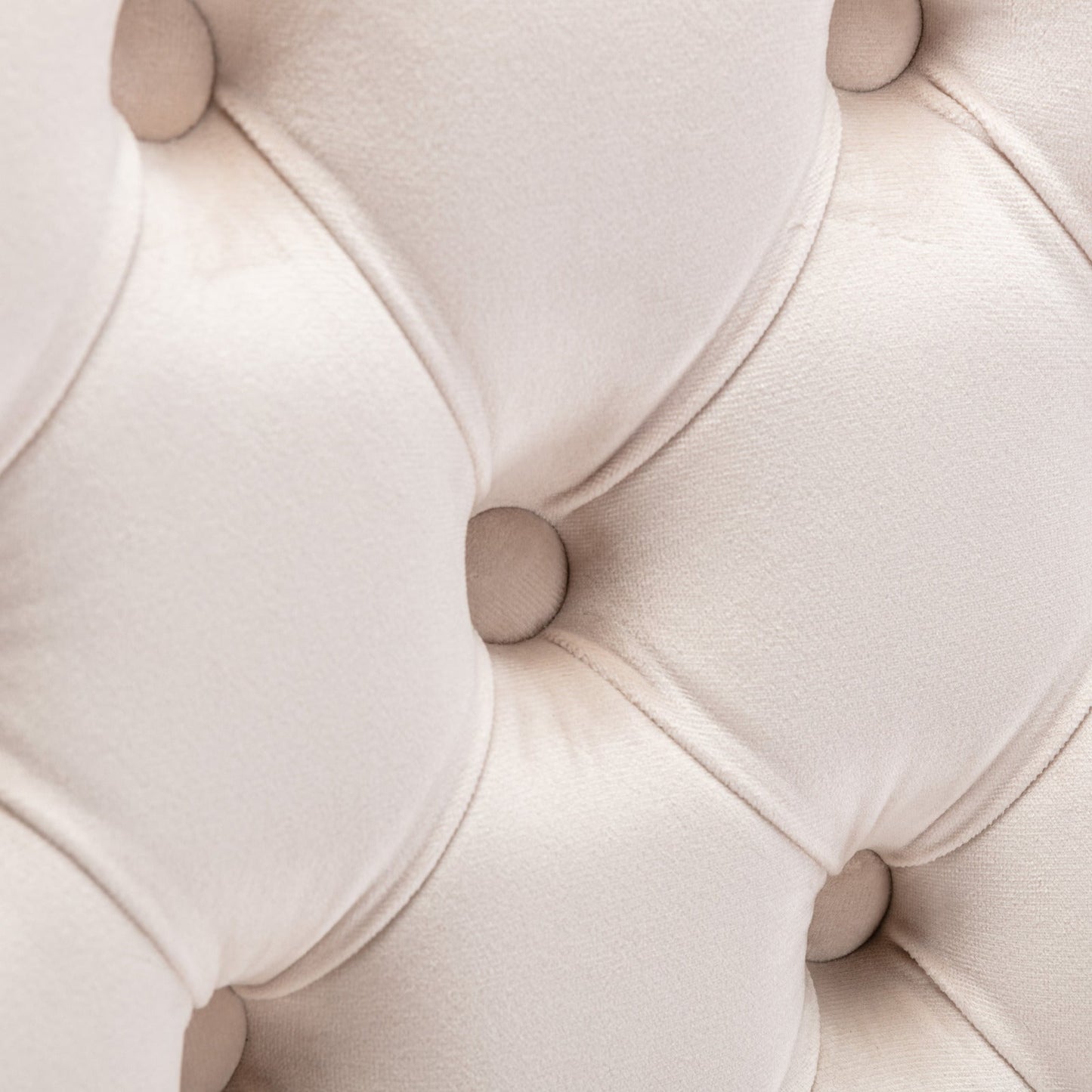 A&A Furniture,Thick Golden Swivel Velvet Barstools Adjusatble Seat Height from 27 - 35 Inch, Modern Upholstered Bar Stools with Backs Comfortable Tufted for Home Pub and Kitchen Island (Beige,Set of 2) - 1st Choice Furniture Direct