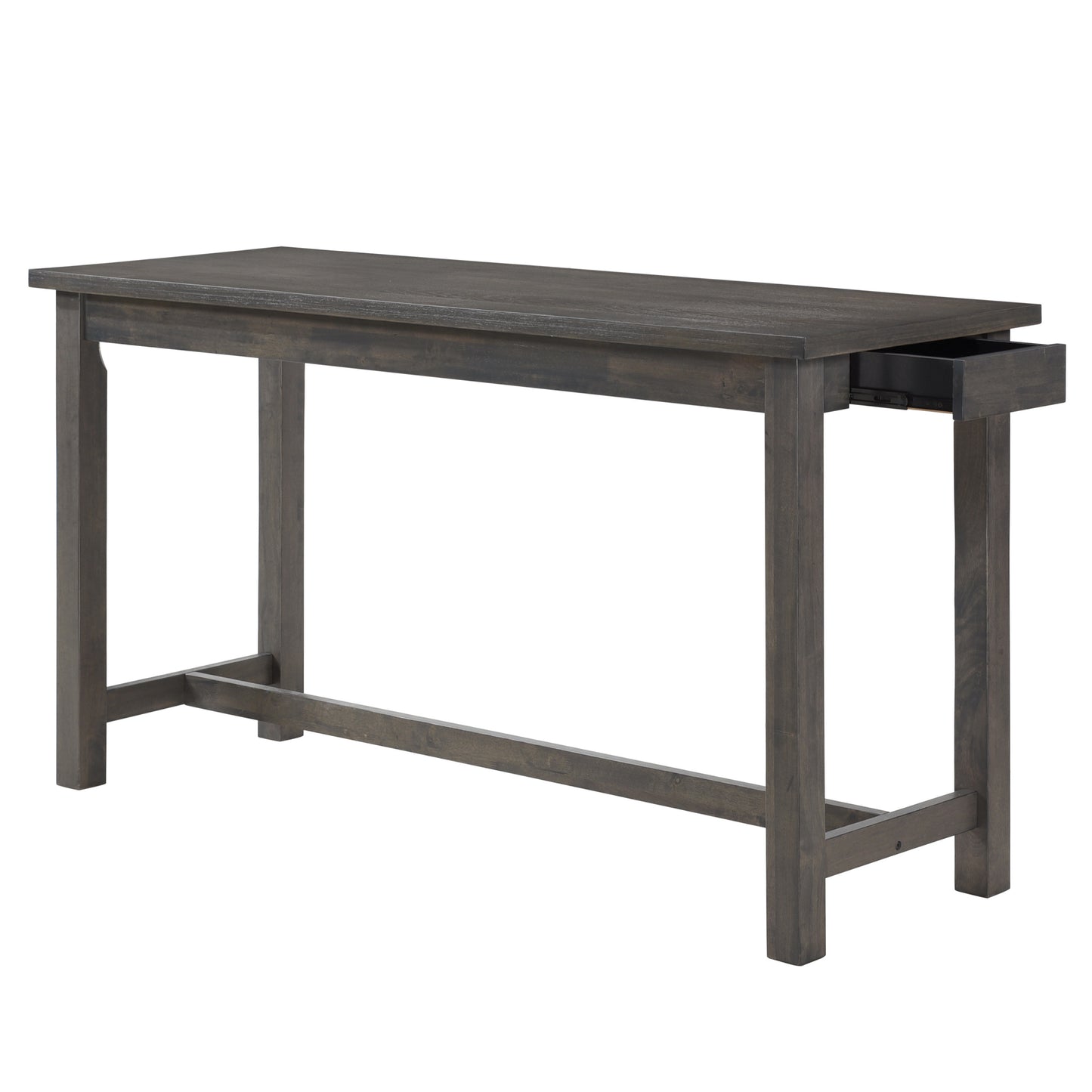 1st Choice Modern Gray Dining Set with USB Ports - Elevate Your Dining Space