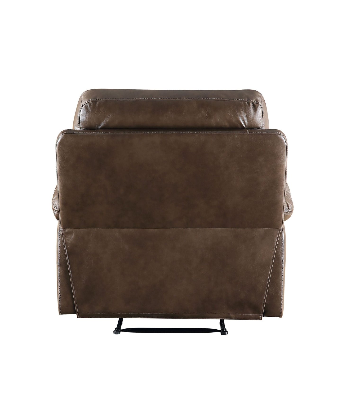 Aashi Brown Leather-GEL Match 3PCS Recliner Living Room Set - 1st Choice Furniture Direct