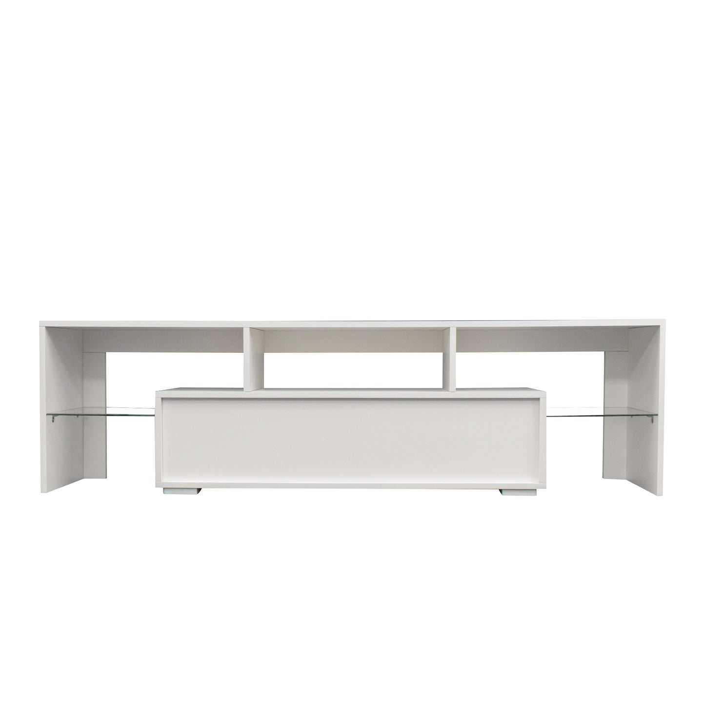 1st Choice Modern Living Room Furniture TV Stand Cabinet in White