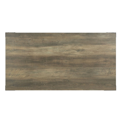 Abiram Rustic Oak Finish Coffee Table - 1st Choice Furniture Direct