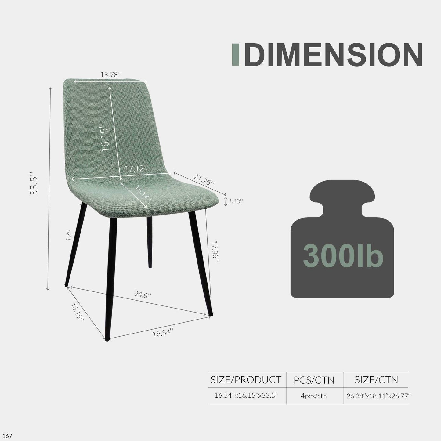 1st Choice Modern Round Kitchen Dining Table Set with 4 Dining Chairs