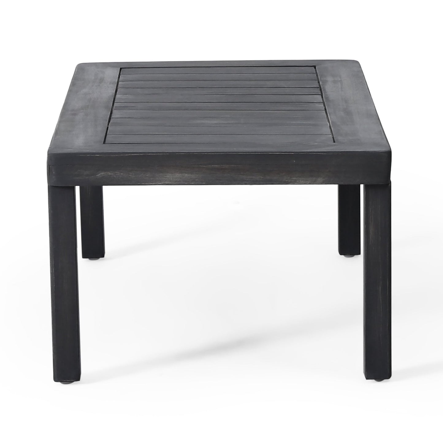 Acacia Wood Outdoor Loveseat & Coffee Table Set with Cushions - 1st Choice Furniture Direct