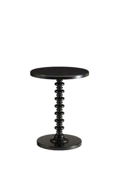 Acton Black Finish Accent Table - 1st Choice Furniture Direct