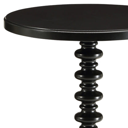Acton Black Finish Accent Table - 1st Choice Furniture Direct