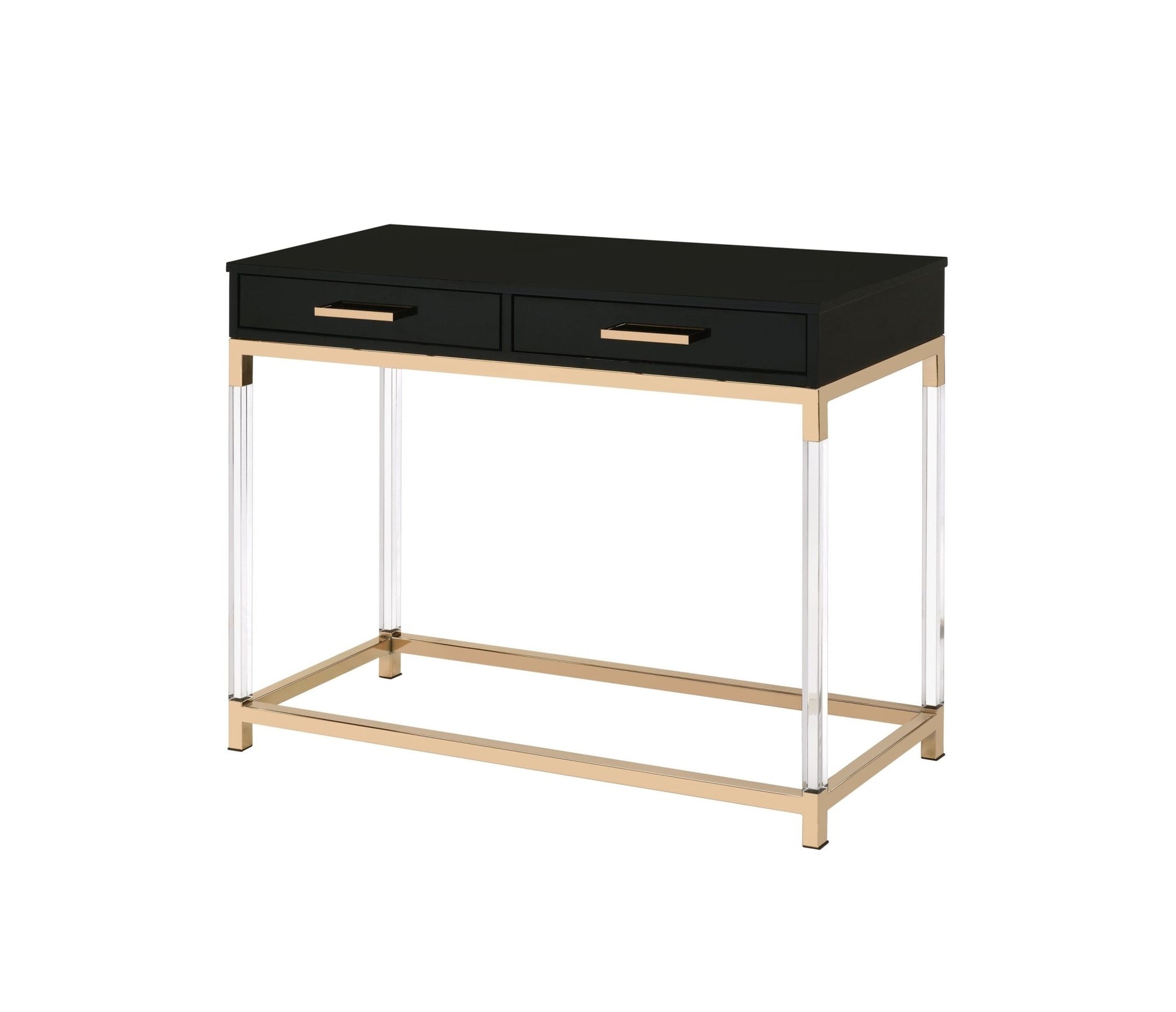 Adiel Black & Gold Finish Sofa Table - 1st Choice Furniture Direct