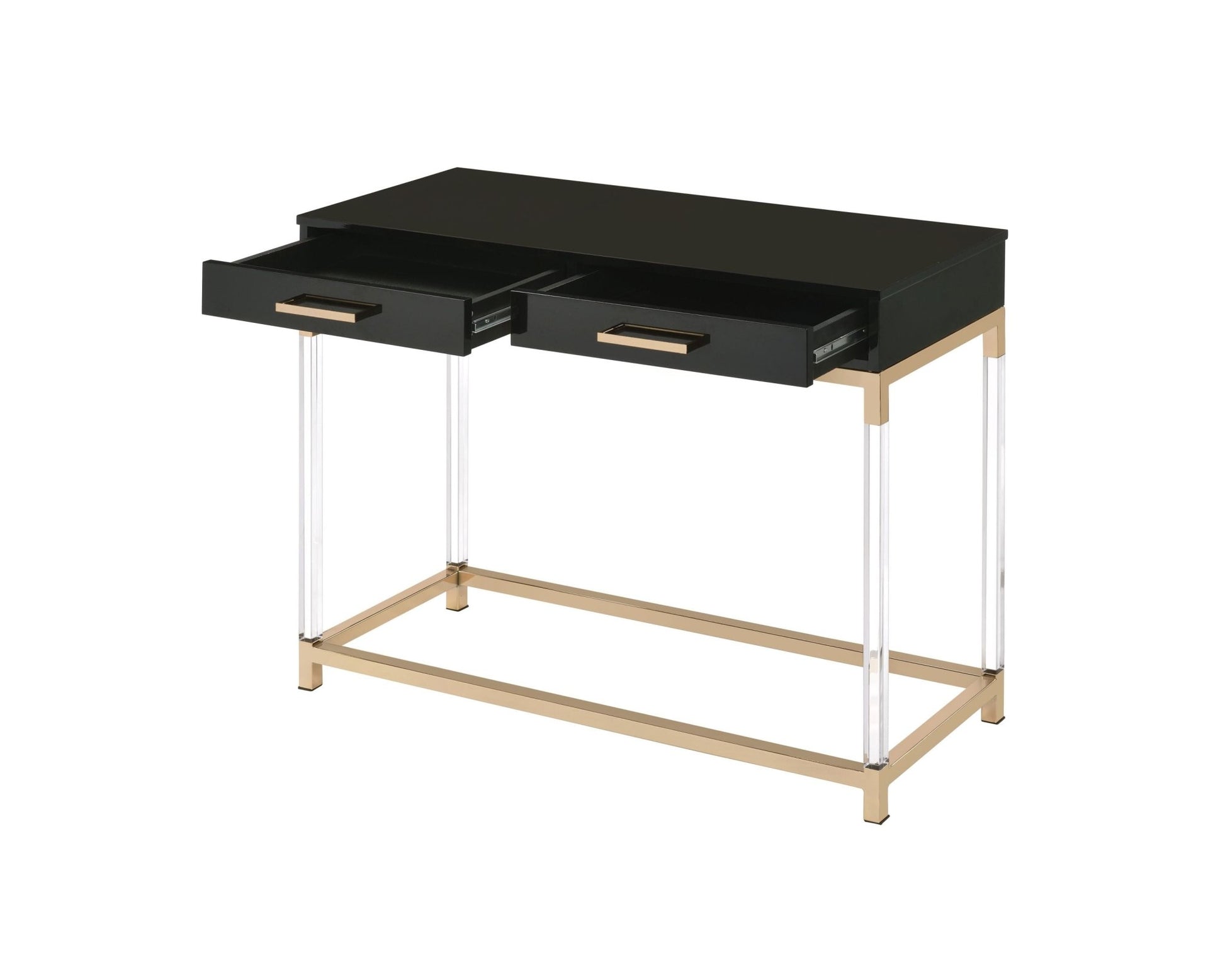 Adiel Black & Gold Finish Sofa Table - 1st Choice Furniture Direct