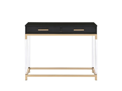 Adiel Black & Gold Finish Sofa Table - 1st Choice Furniture Direct