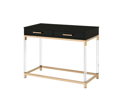 Adiel Black & Gold Finish Sofa Table - 1st Choice Furniture Direct